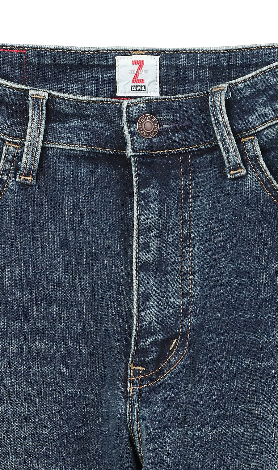 DENIME ストレートデニム W 36 L 34 EDWIN ZED JEANS REGULAR ストレート デニム【裾上げ済み】【WEB