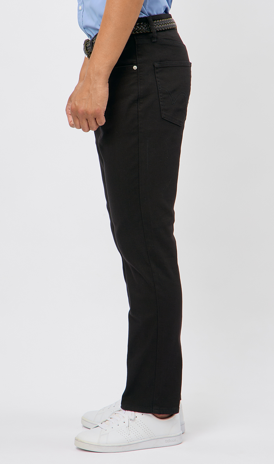 EDWIN ZED JEANS REGULAR ストレート デニム【裾上げ済み】【WEB限定】 ブラック S