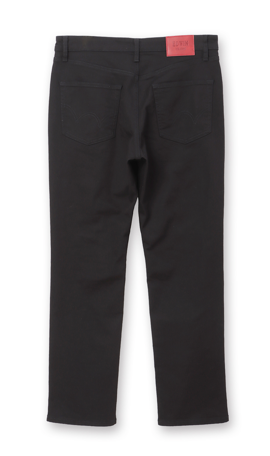 EDWIN ZED JEANS REGULAR ストレート デニム【裾上げ済み】【WEB限定】 ブラック S