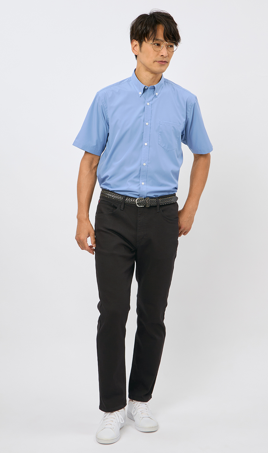 EDWIN ZED JEANS REGULAR ストレート デニム【裾上げ済み】【WEB限定】 ブラック S