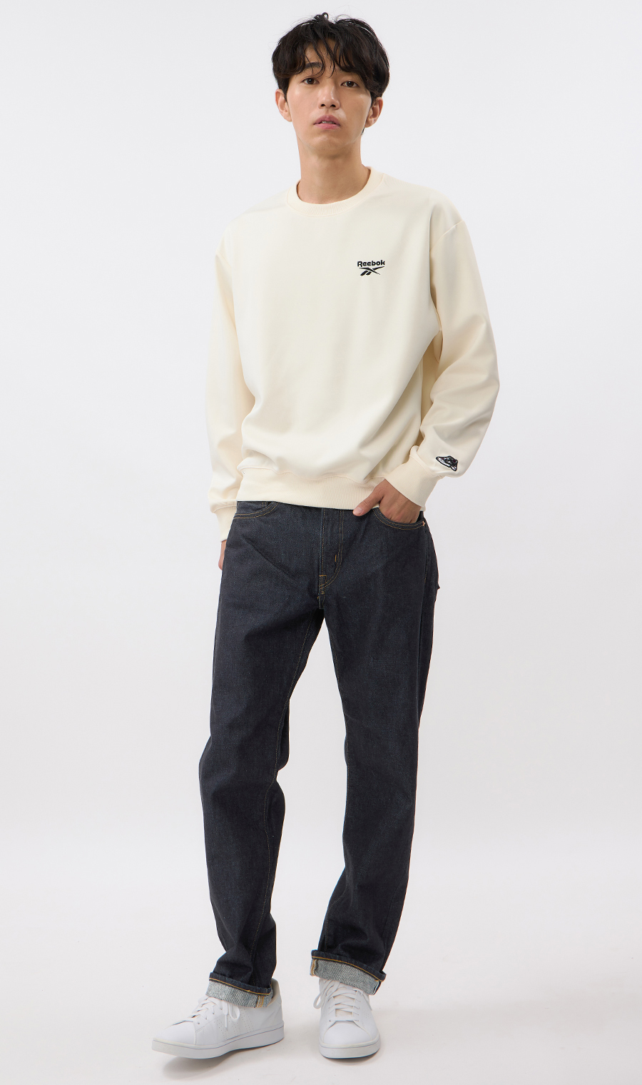 EDWIN 505ZXX REGULAR ストレートデニム《裾上げ済み》 ネイビー 30インチ