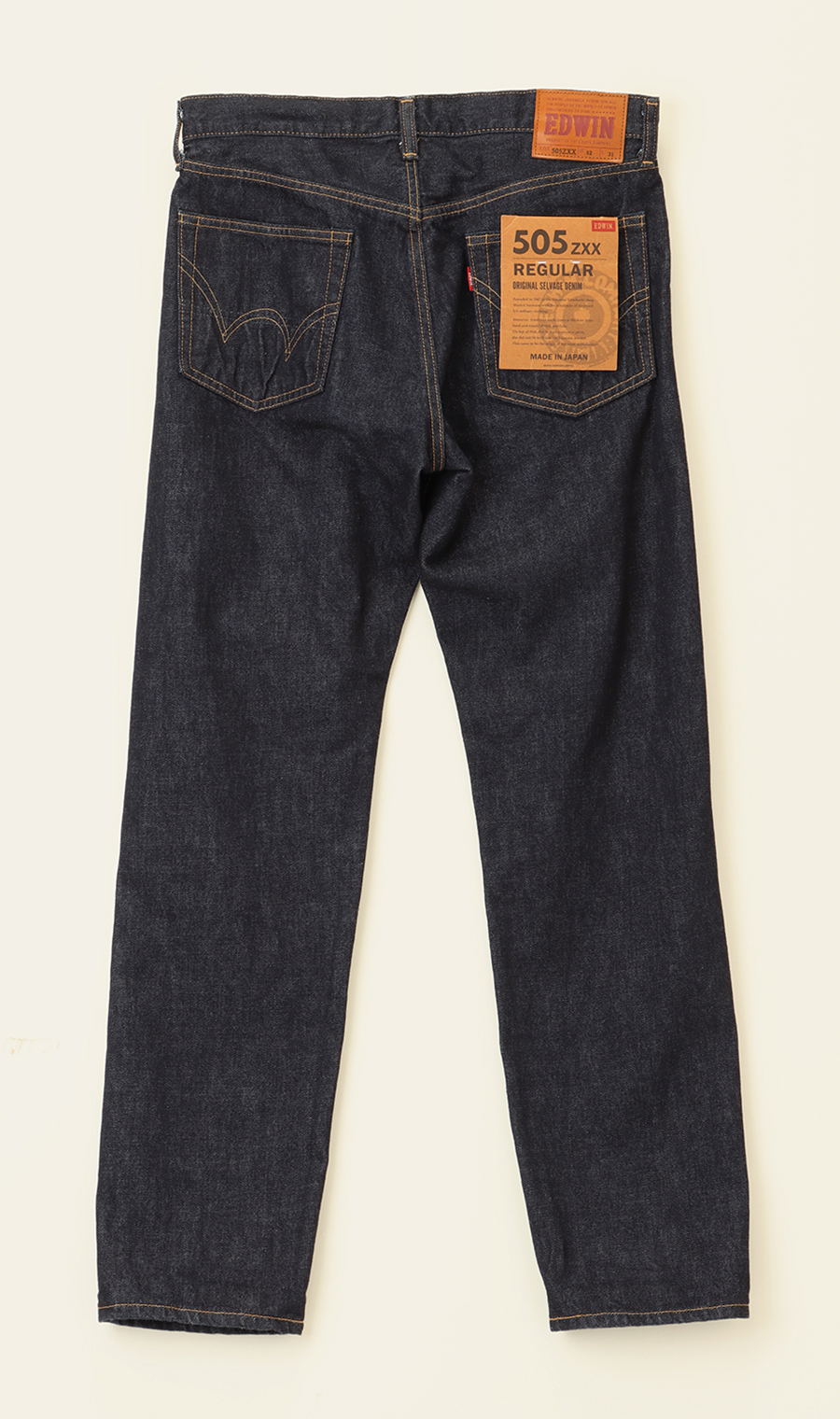 EDWIN 505ZXX REGULAR ストレートデニム《裾上げ済み》 ネイビー 30インチ
