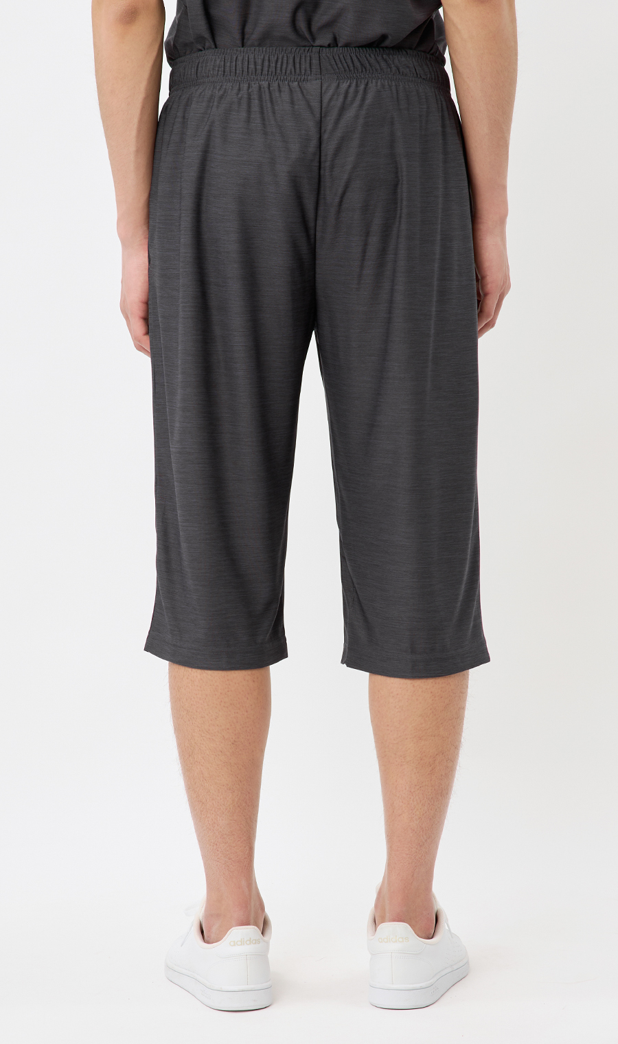 カチオン杢DRYクロップドパンツ【セットアップ着用可】 グレー M