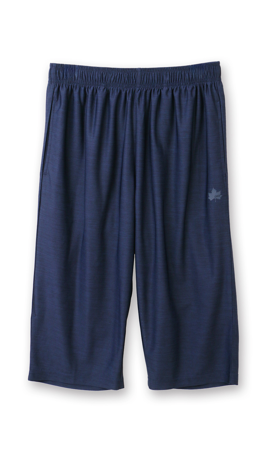 カチオン杢DRYクロップドパンツ【セットアップ着用可】 ネイビー M