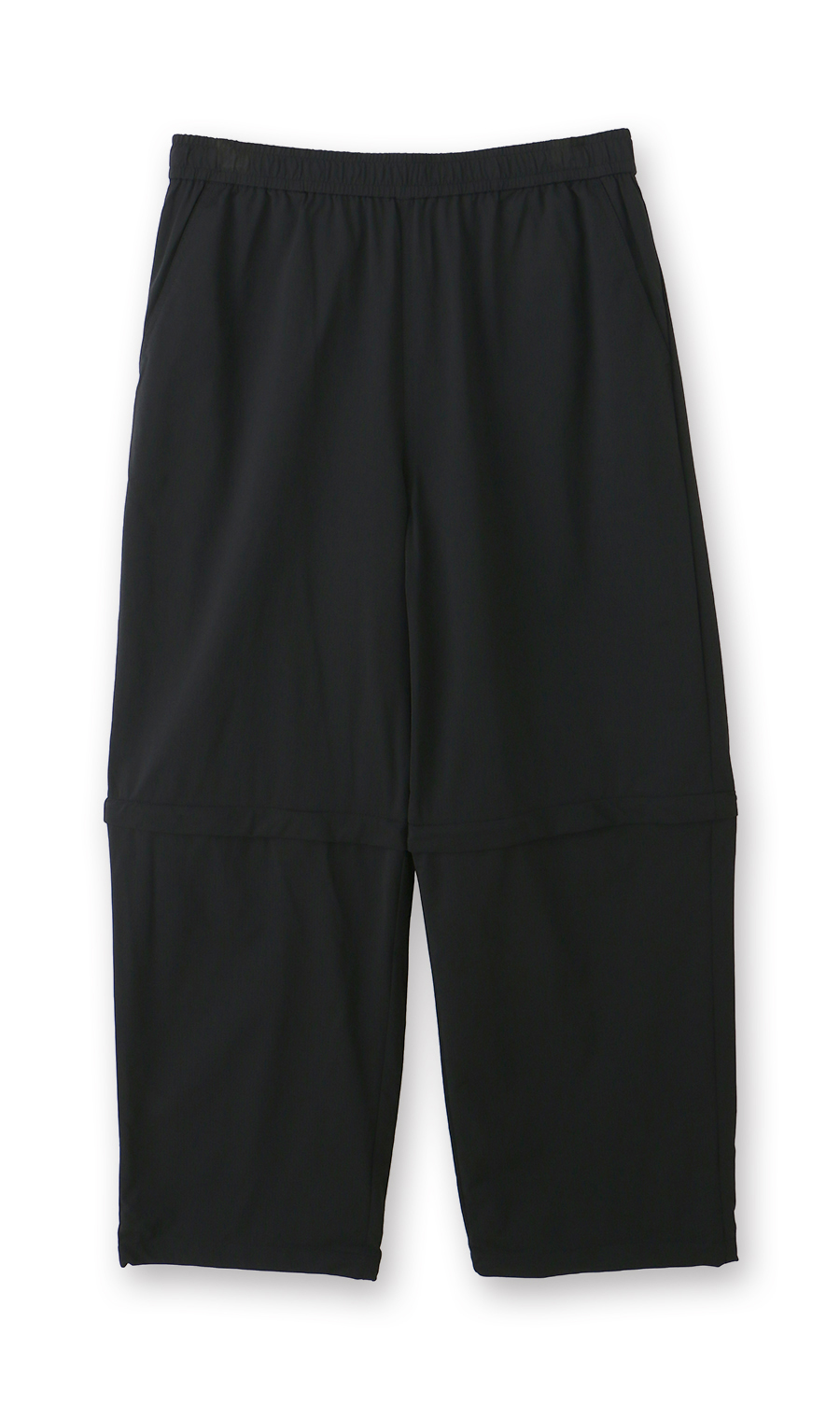 ニットドットコンバーチブルパンツ【防虫加工】【裾上げ済み】 ブラック S