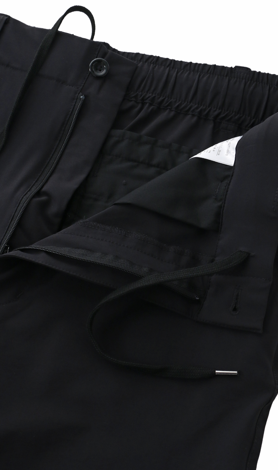 バックシャーリングショートパンツ【LOGOS】 ブラック M