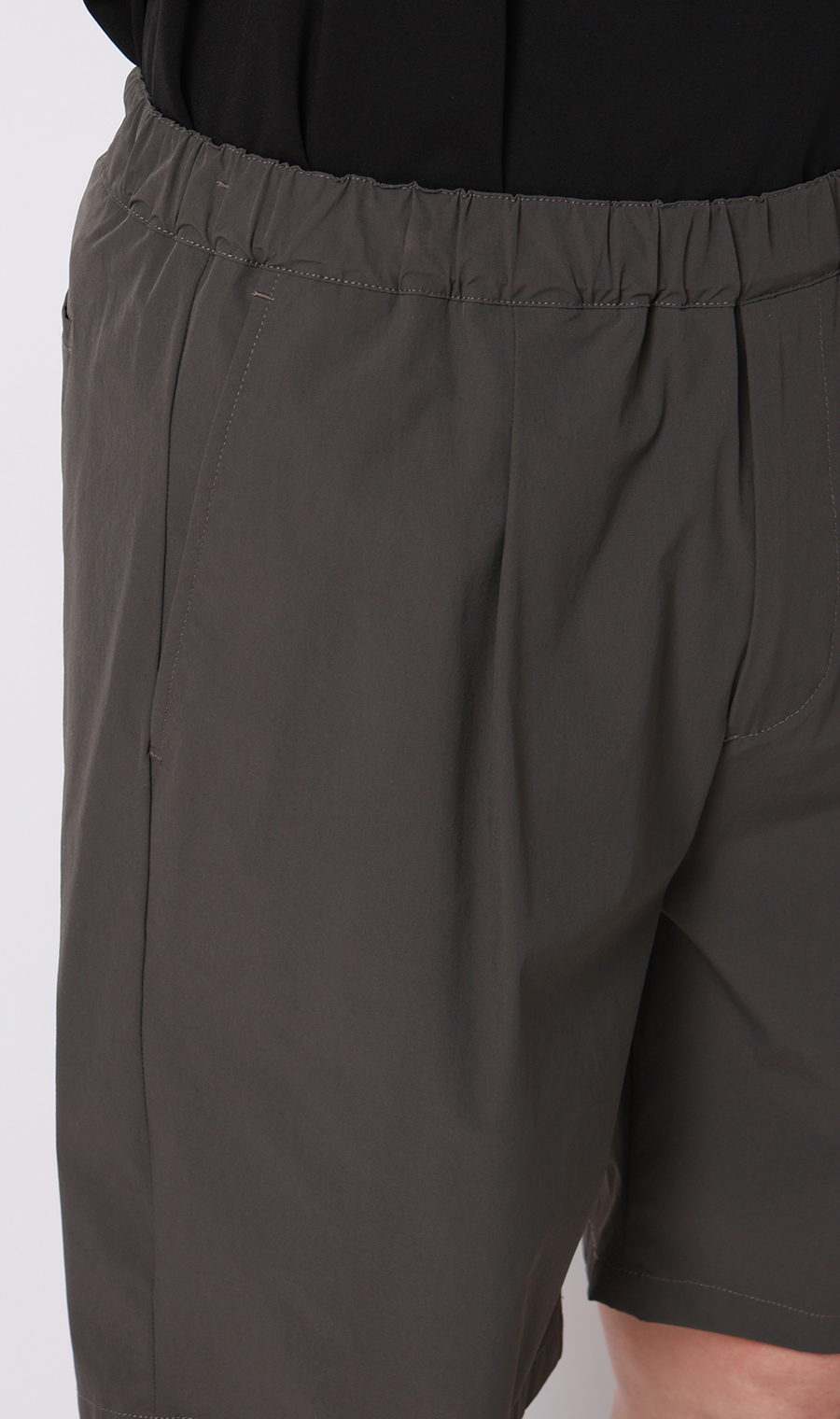 ショートパンツ【マルチウェイ】【セットアップ着用可】【裾上げ済み】 チャコール S