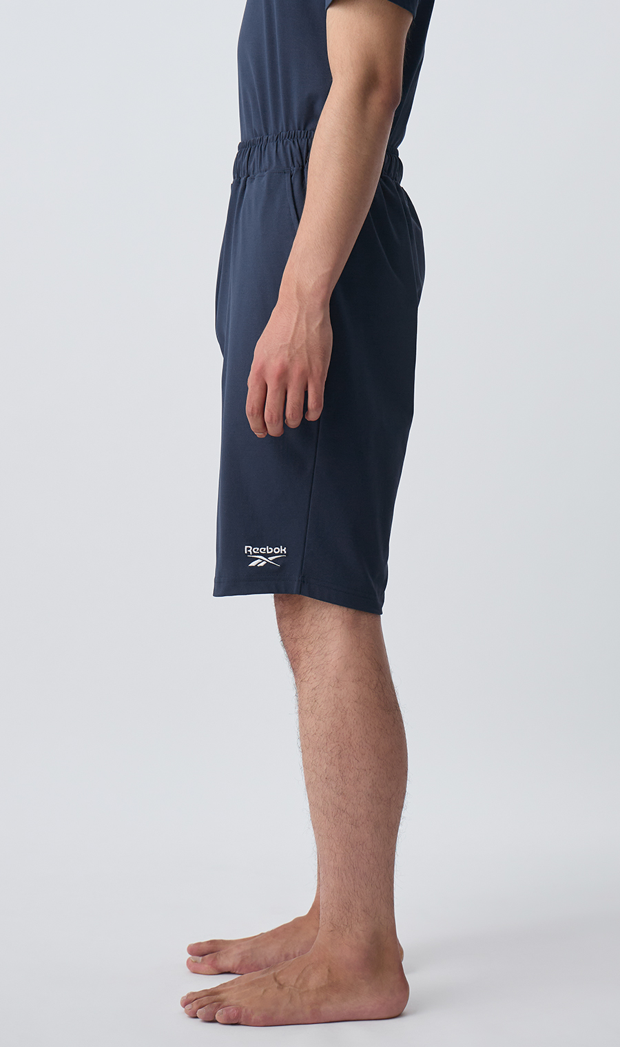 ハーフパンツ【Reebok】【血行促進】【セットアップ着用可】 ネイビー L