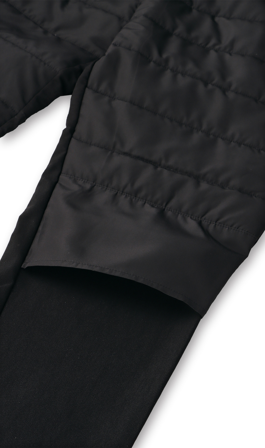 【訳アリ商品】カジュアルパンツ【カポック】【WEB限定】【裾上げ済み】 ブラック LL