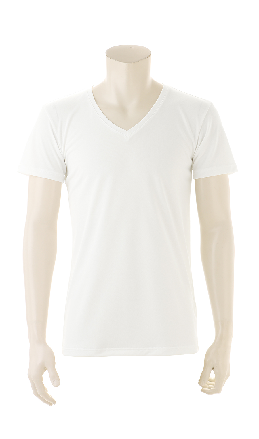 半袖Vネックインナー【秒乾】 ホワイト S