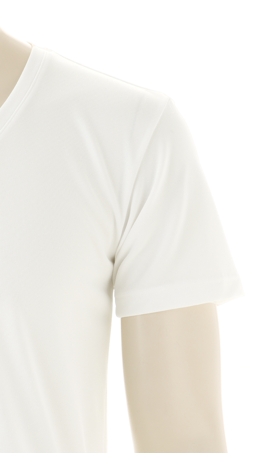 半袖Vネックインナー【秒乾】 ホワイト S