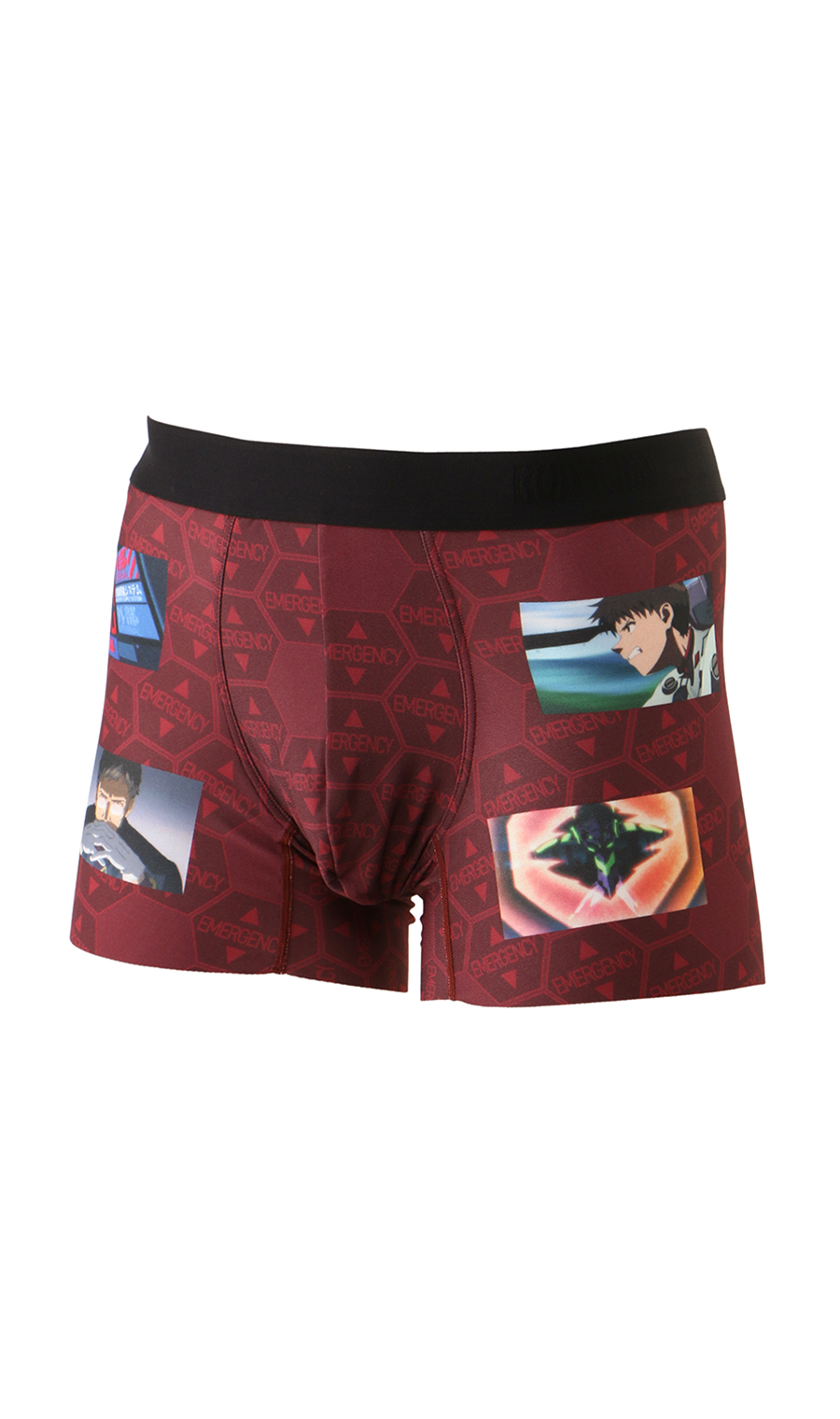 ボクサーパンツ【前閉じ】【BODY WILD×エヴァンゲリオン】 ワイン L