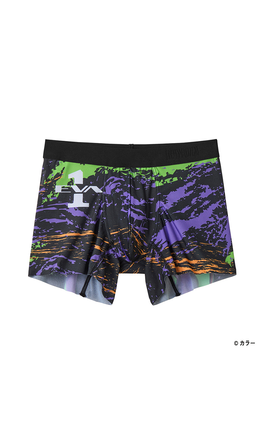 ボクサーパンツ【前閉じ】【BODY WILD×エヴァンゲリオン】 ブラック M