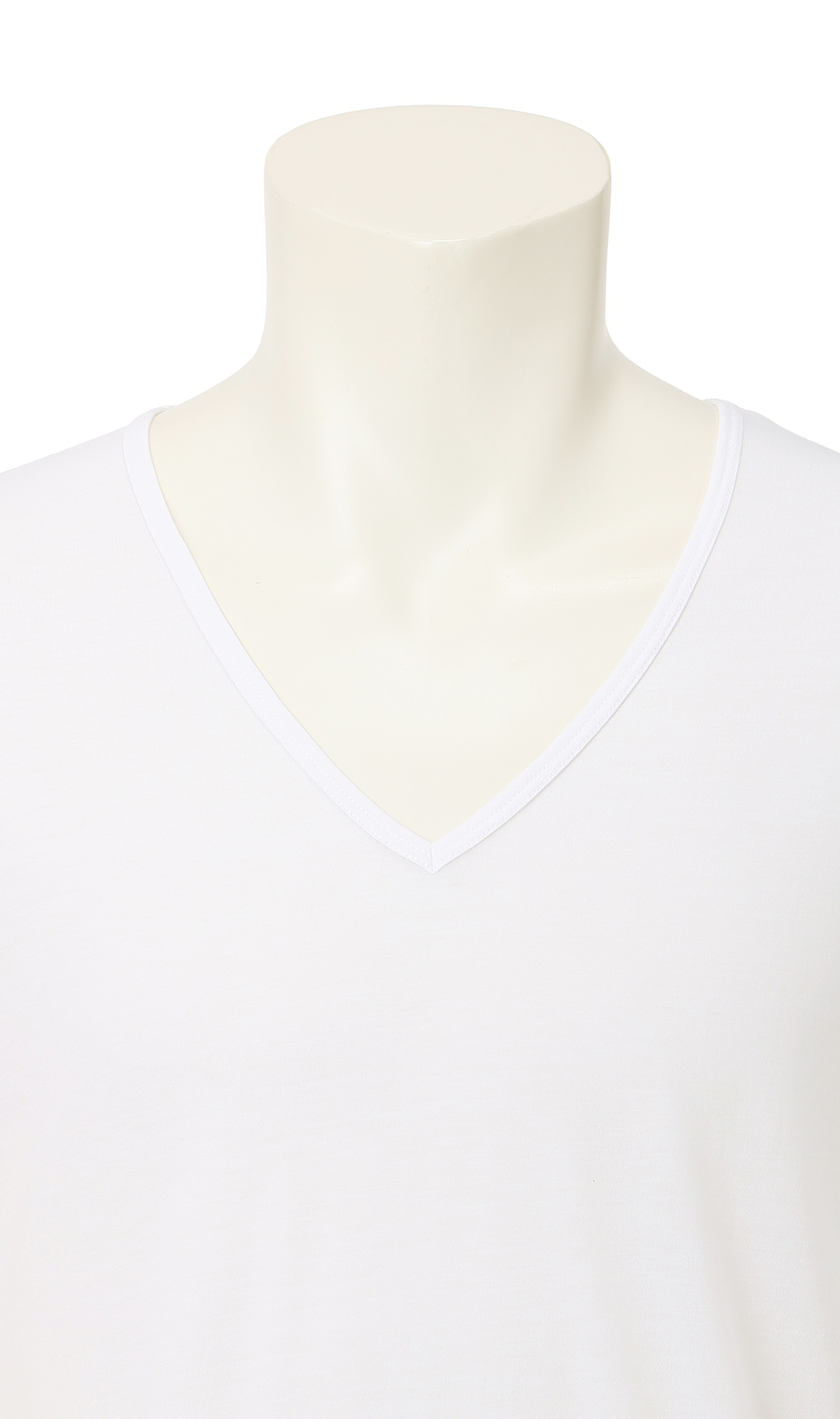 半袖VネックTシャツ【CONTROLα】 ホワイト LL