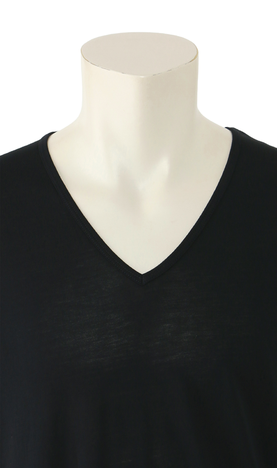 半袖VネックTシャツ【CONTROLα】【消臭】 ブラック S