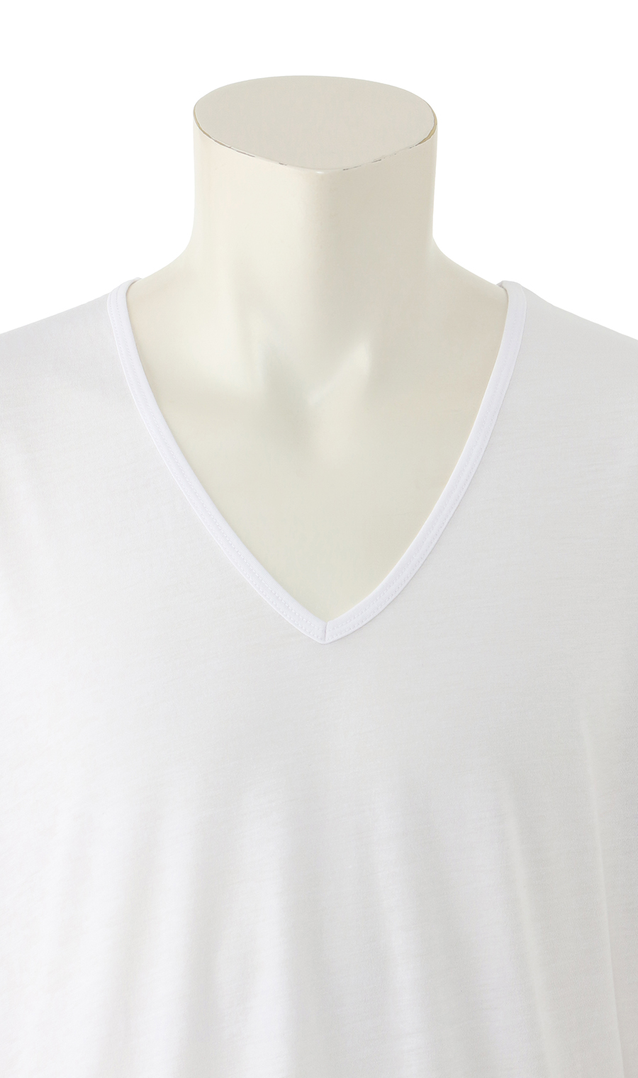 半袖VネックTシャツ【CONTROLα】【消臭】 ホワイト M