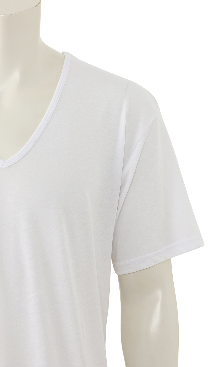 半袖VネックTシャツ【CONTROLα】【消臭】 ホワイト M