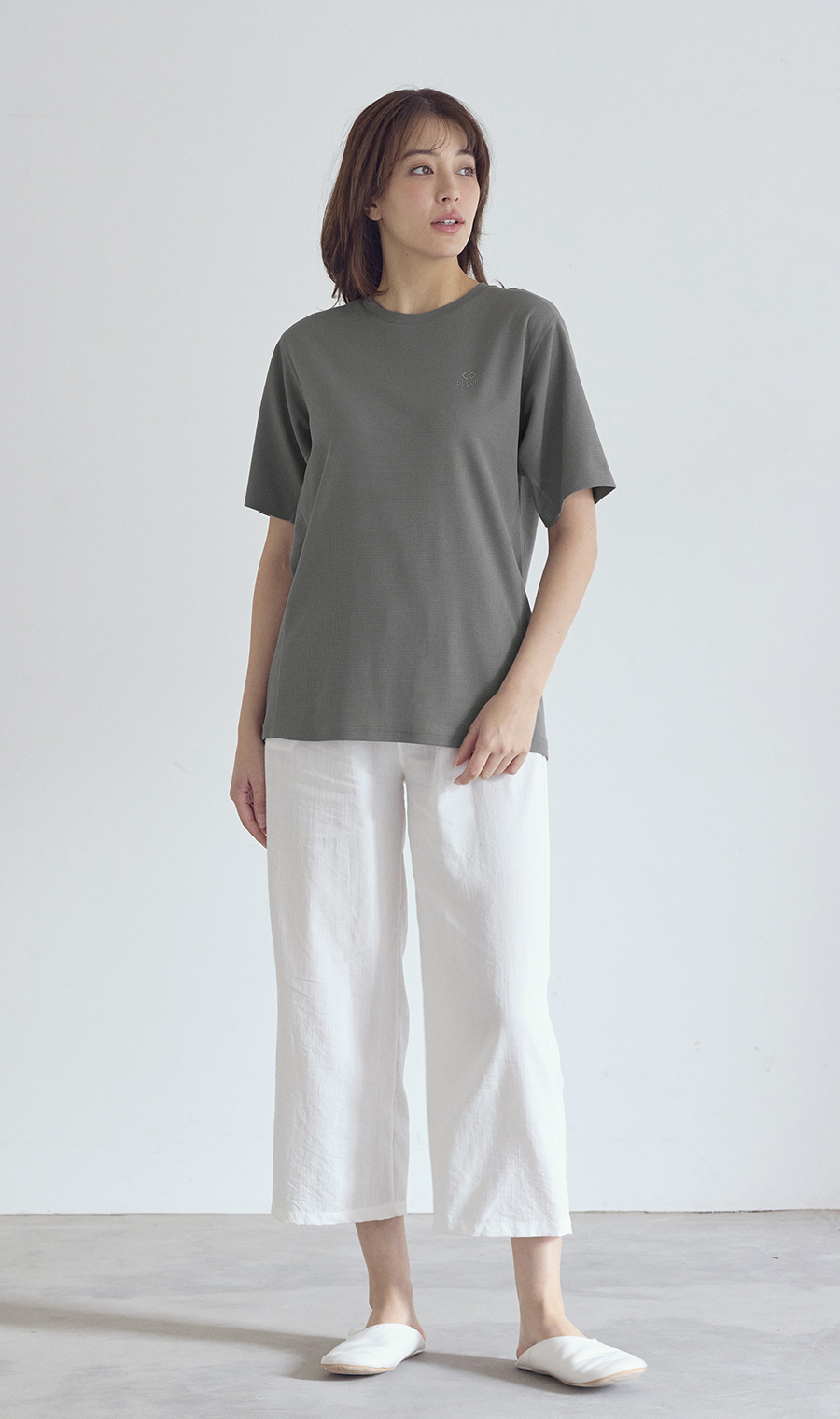 コラントッテRESNO MAGNEリカバリーウェア DRY ショートスリーブ【WEB限定】 チャコール S