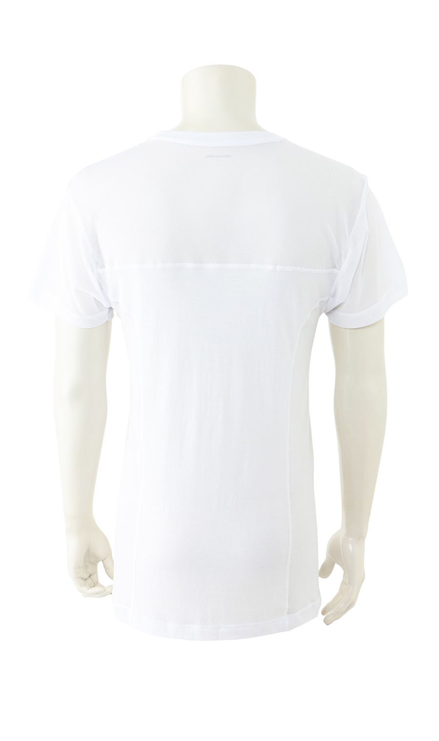 半袖クルーネックTシャツ【MEGA COOL】【もっと風通る肌着+】【TioTio PREMIUM】【涼】 ホワイト M