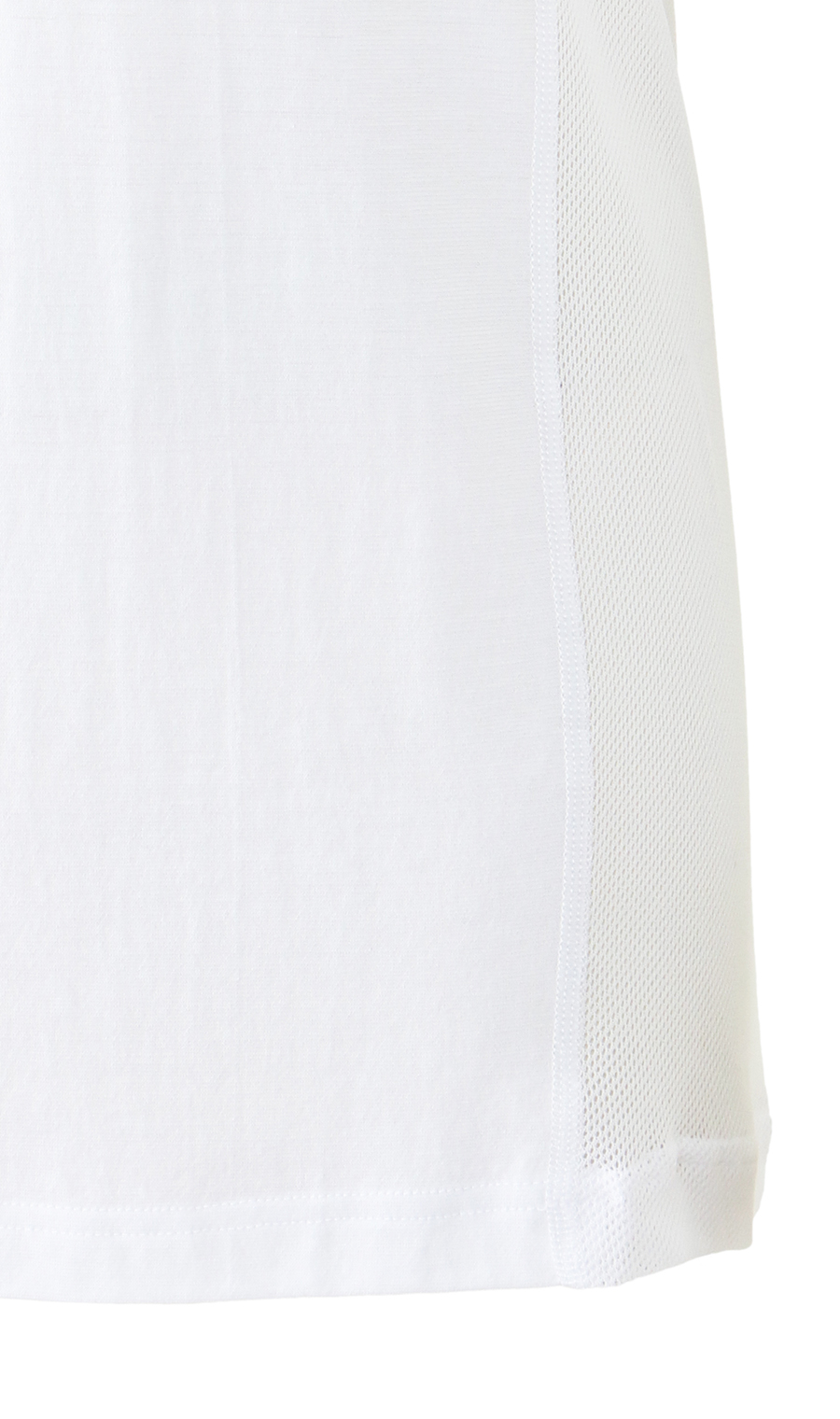 半袖クルーネックTシャツ【MEGA COOL】【もっと風通る肌着+】【TioTio PREMIUM】【涼】 ホワイト M