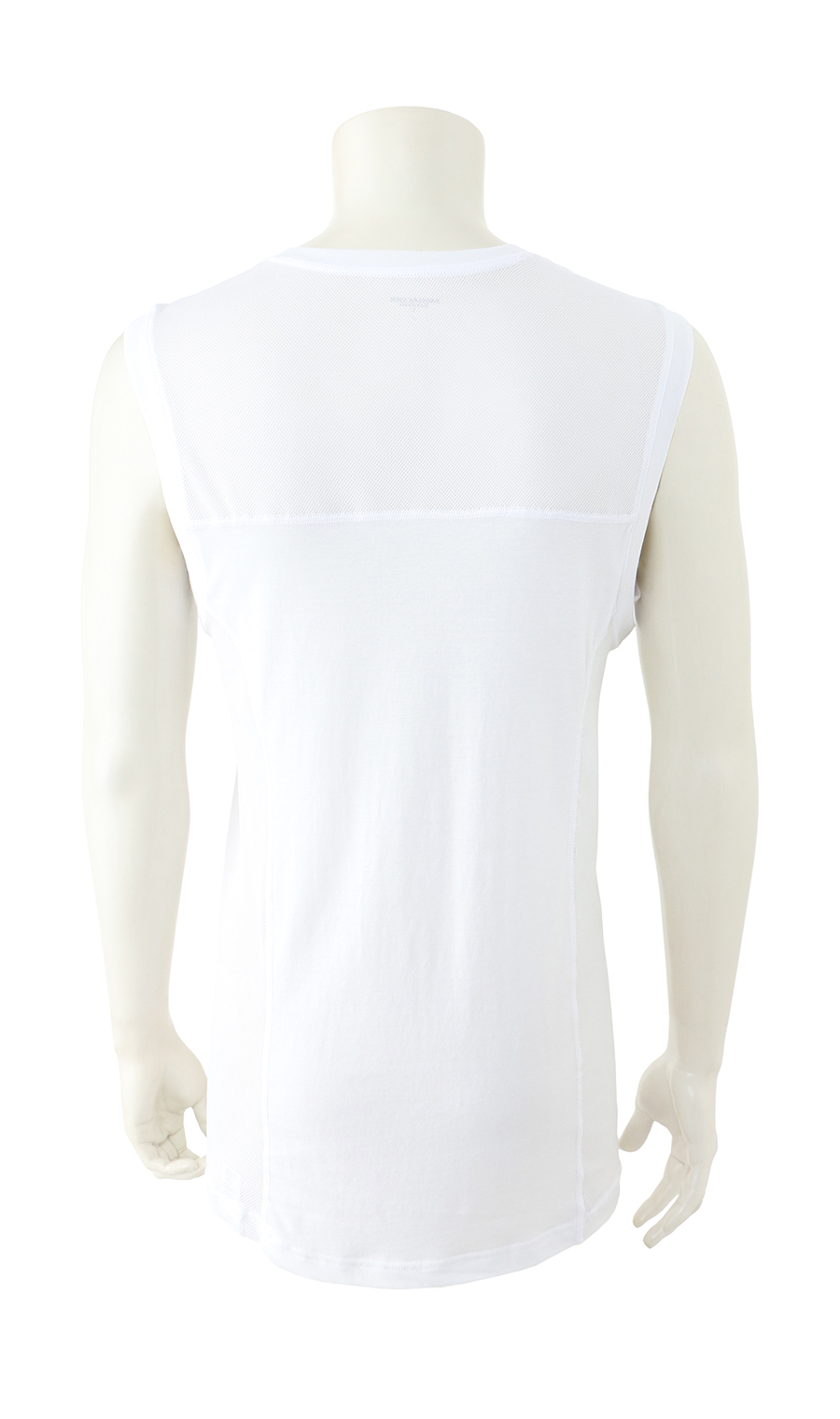 ノーズリーブVネックTシャツ【MEGA COOL】【もっと風通る肌着+】【TioTio PREMIUM】【涼】 ホワイト S