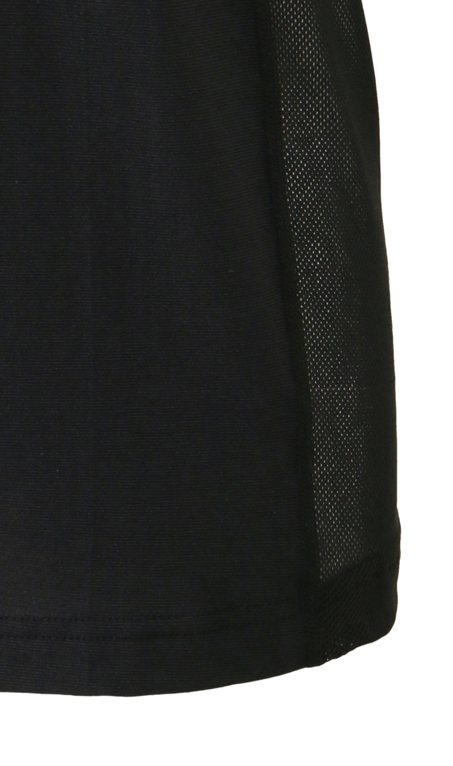 半袖VネックTシャツ【MEGA COOL】【もっと風通る肌着+】【TioTio PREMIUM】【涼】 ブラック S