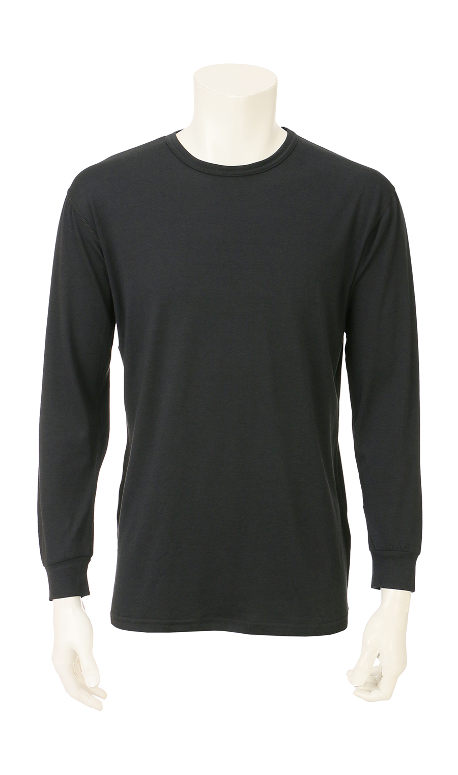 长袖圆领T恤 【MEGAHOT+】 黑色S