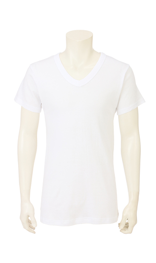 半袖Vネックインナーシャツ