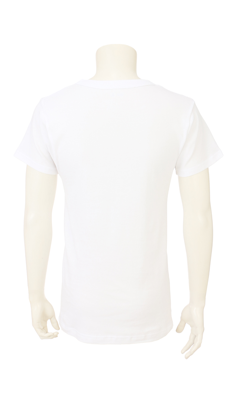 半袖Vネックインナーシャツ ホワイト S