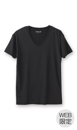 半袖VネックTシャツ【メンズ】【SHIELDE】【WEB限定】