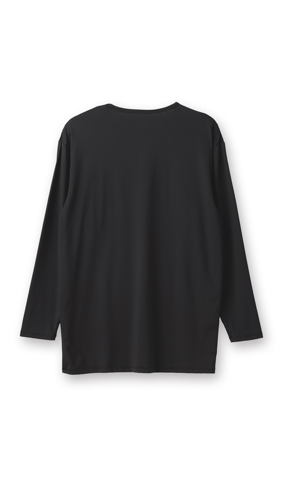 長袖VネックTシャツ【メンズ】【SHIELDE】【WEB限定】 ブラック M