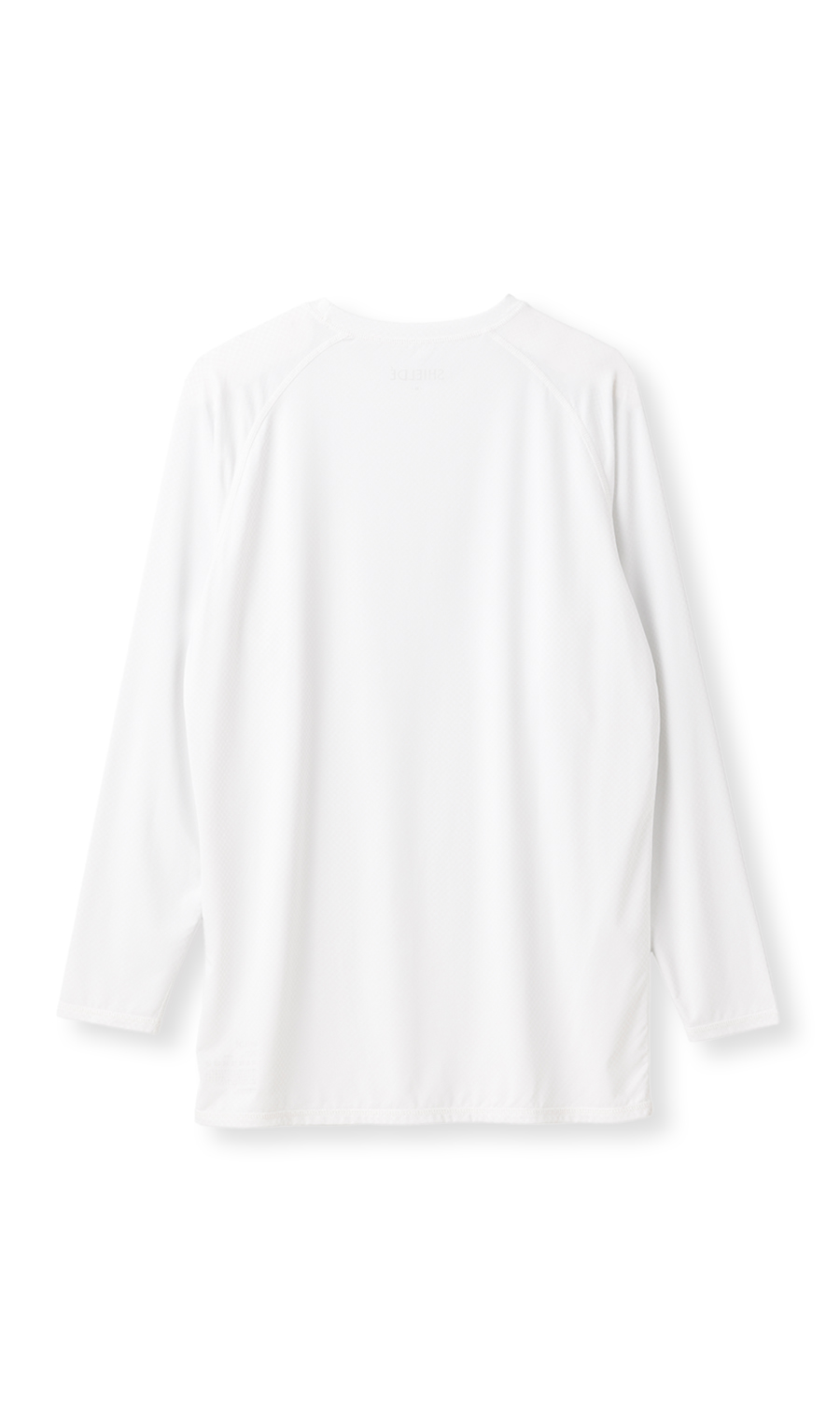 長袖クルーネックTシャツ【メンズ】【SHIELDE】【WEB限定】 ホワイト M