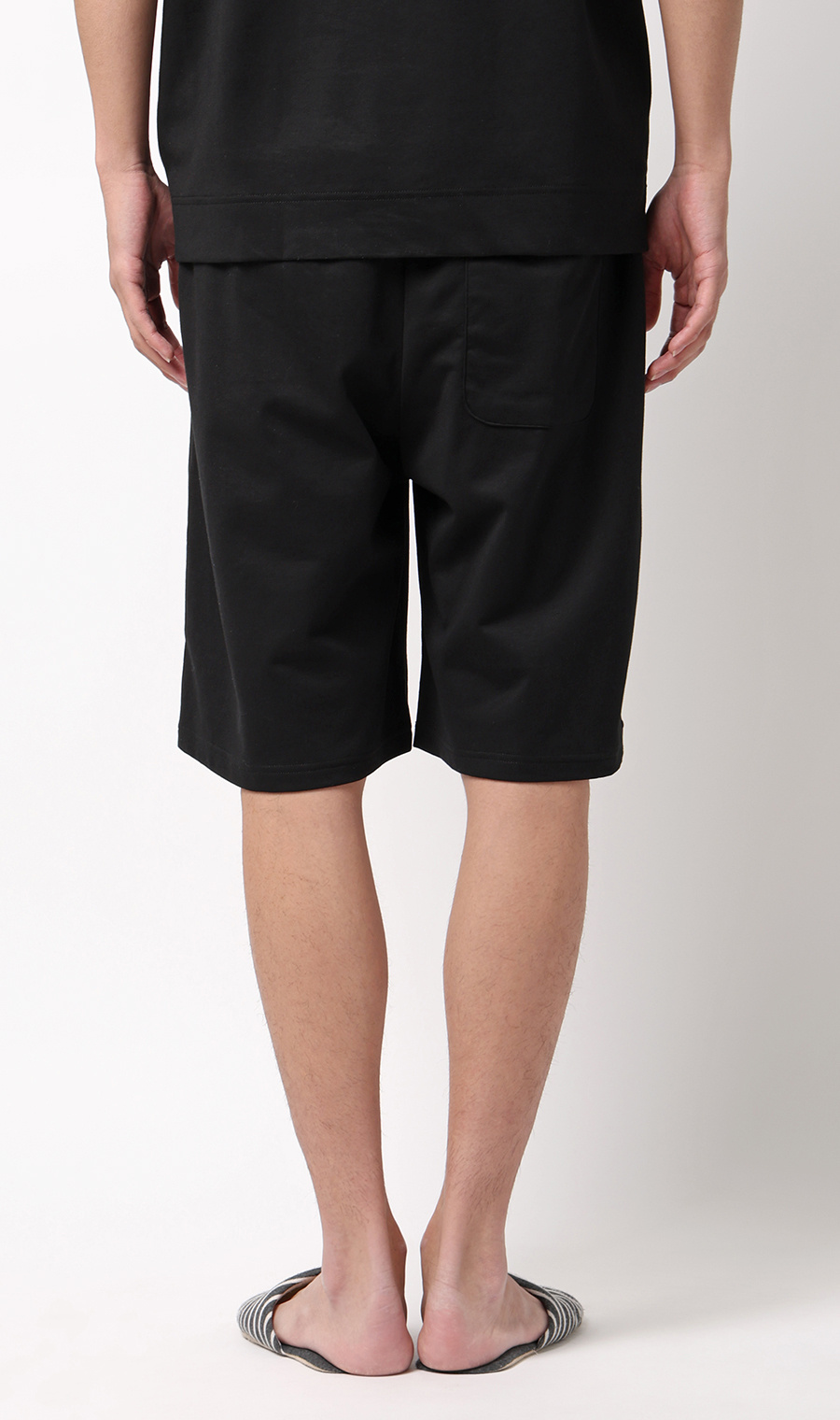 リカバリーハーフパンツ【＃すご】 ブラック S