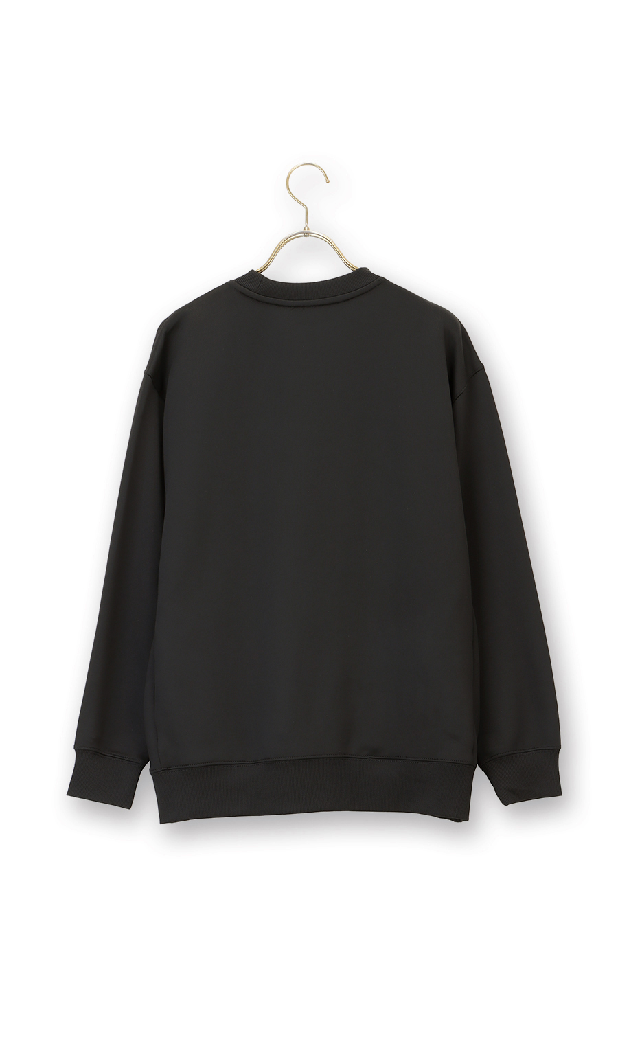 リカバリークルーネックロングスリーブ【#すご】 ブラック L