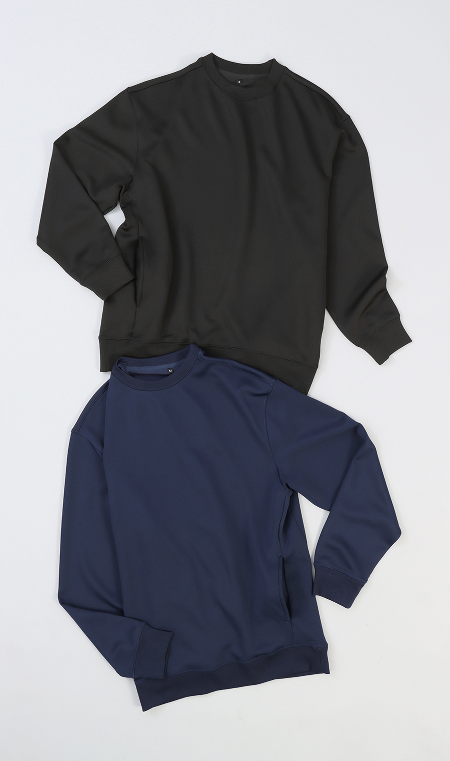 リカバリークルーネックロングスリーブ【#すご】 ブラック L