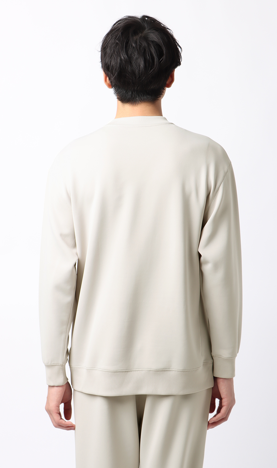 リカバリークルーネックロングスリーブ【#すご】 グレージュ S