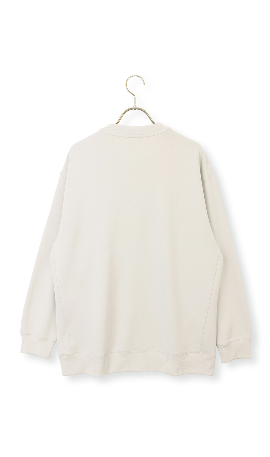 リカバリークルーネックロングスリーブ【#すご】 グレージュ S