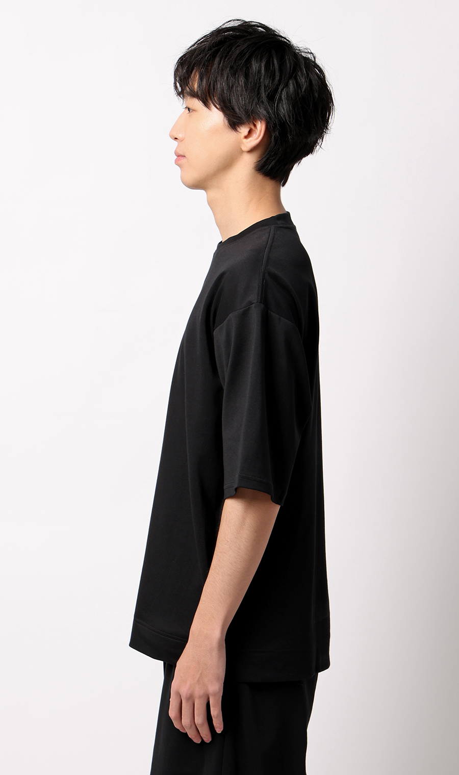 リカバリークルーネックショートスリーブ【＃すご】 ブラック S