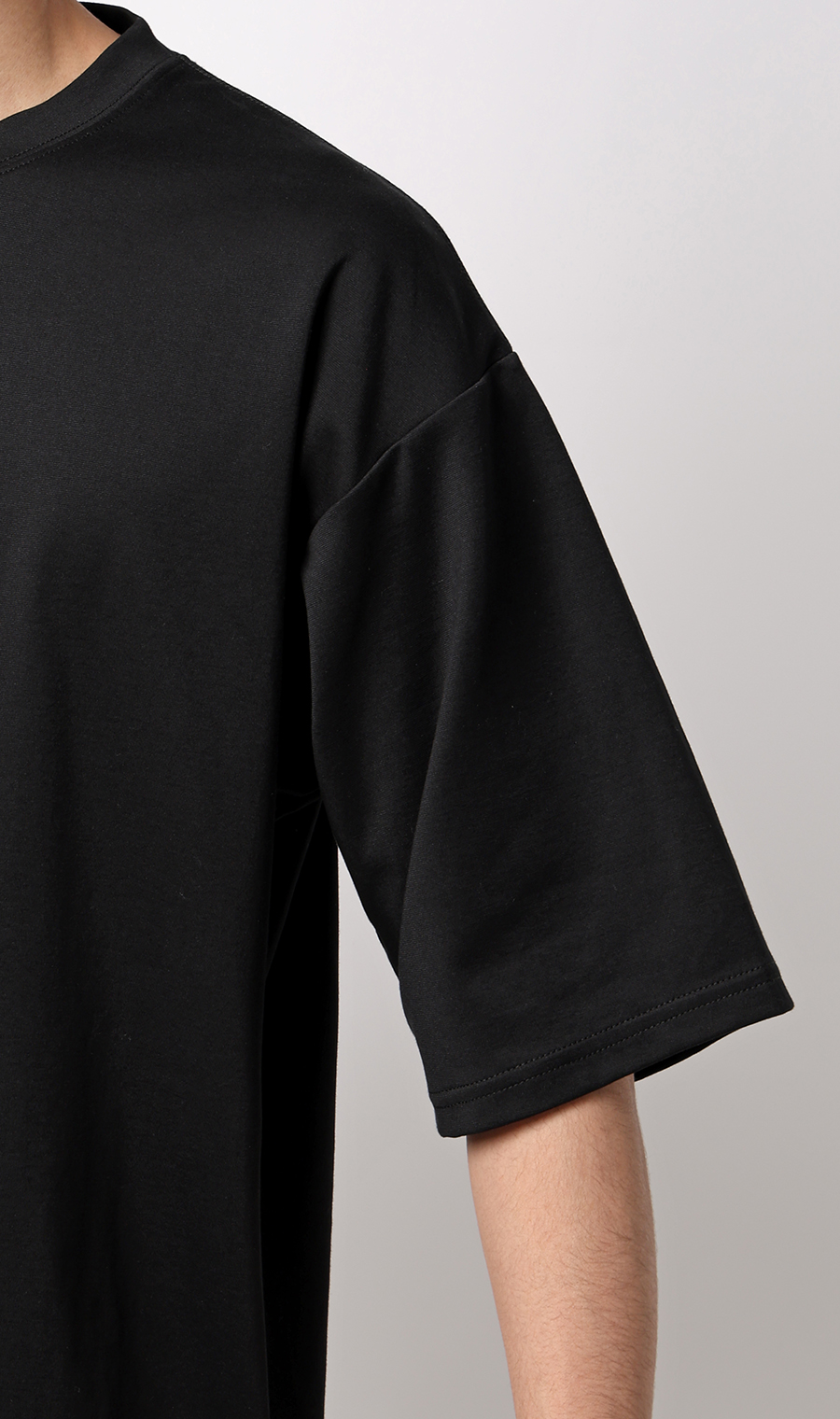 リカバリークルーネックショートスリーブ【＃すご】 ブラック S