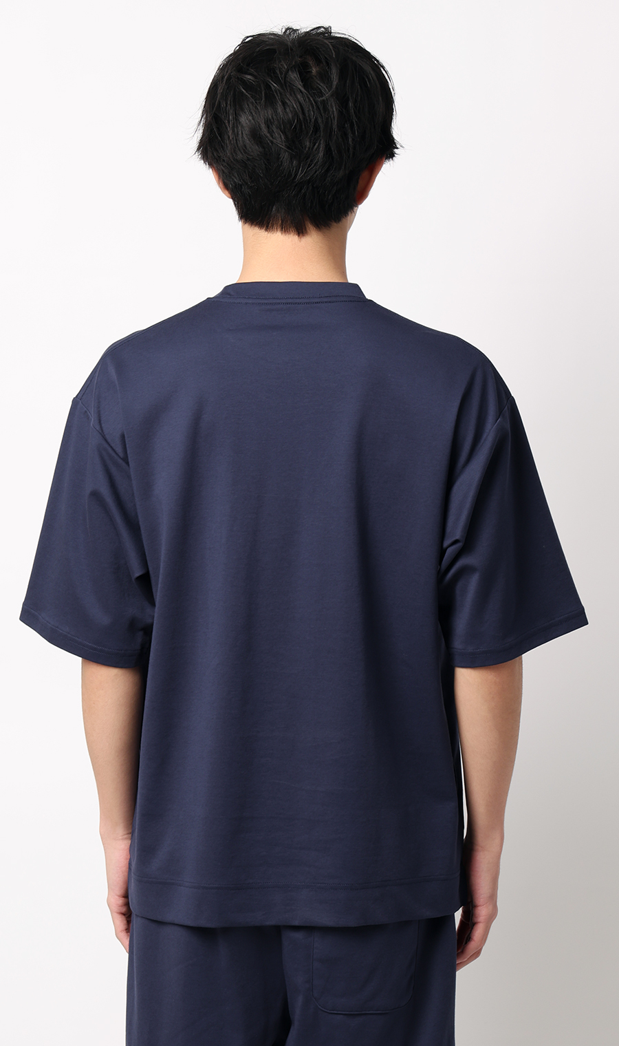 リカバリークルーネックショートスリーブ【＃すご】 ネイビー M