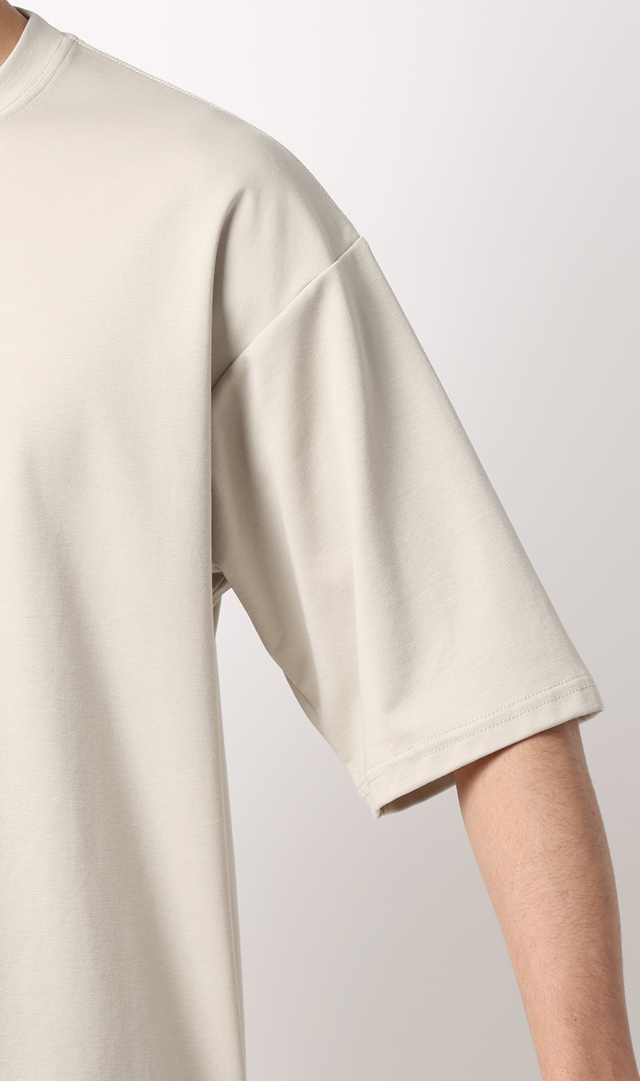 リカバリークルーネックショートスリーブ【＃すご】 グレージュ S