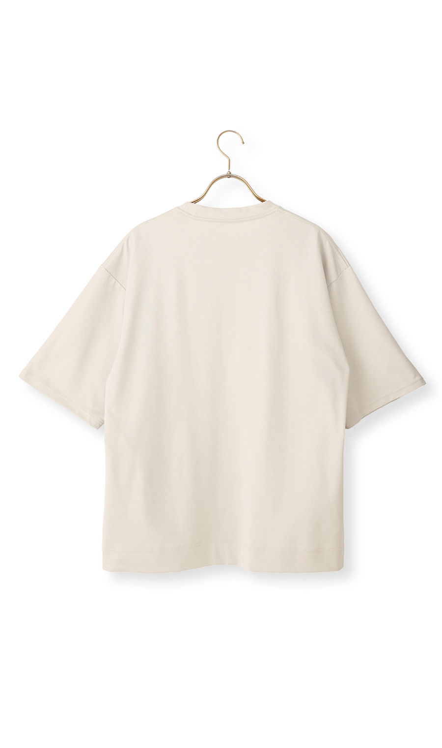 リカバリークルーネックショートスリーブ【#すご】 グレージュ S