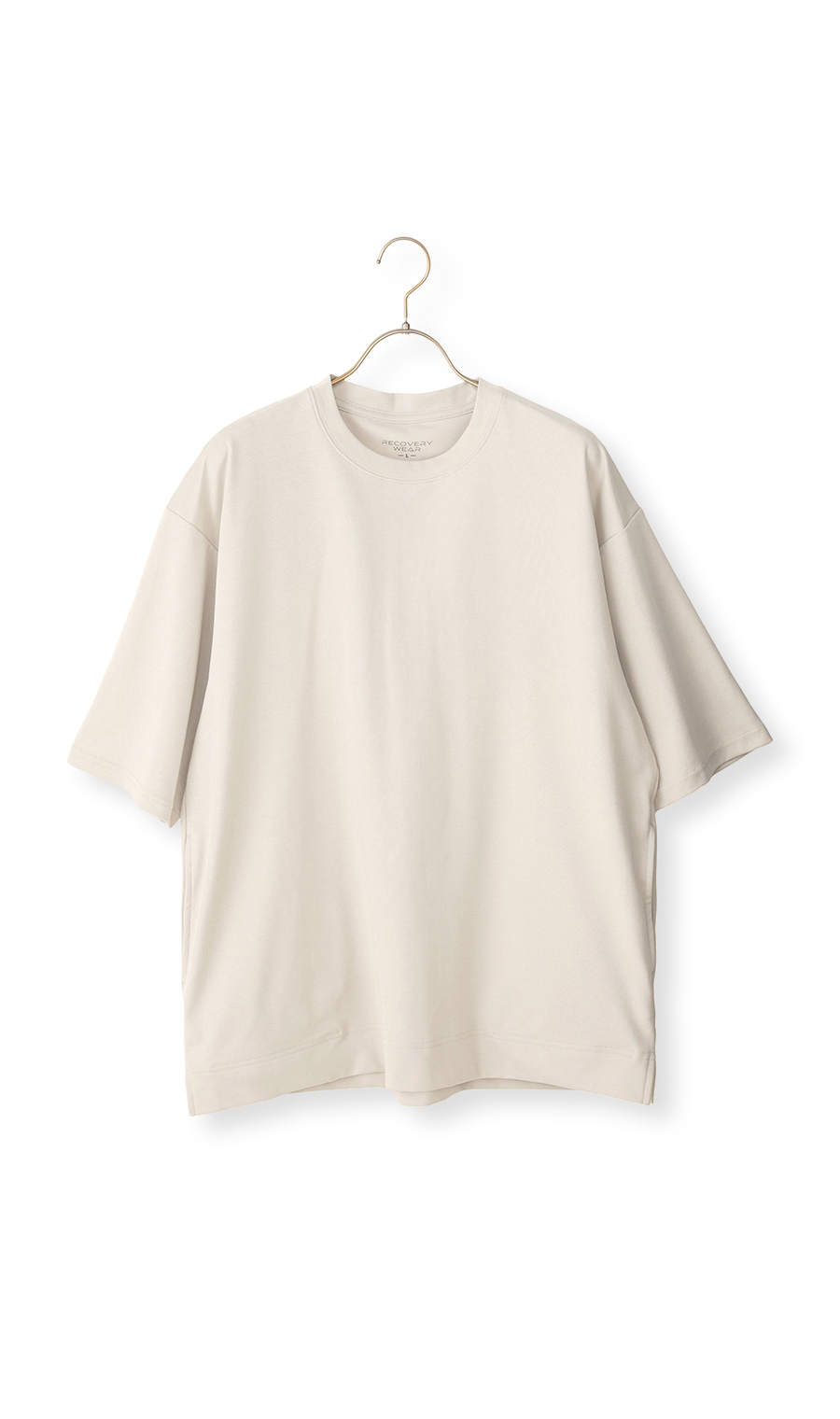 リカバリークルーネックショートスリーブ【#すご】 グレージュ S