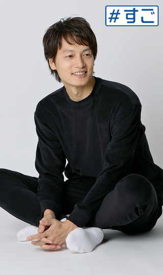 ■リカバリークルーネックロングスリーブ【裏起毛】【＃すご】