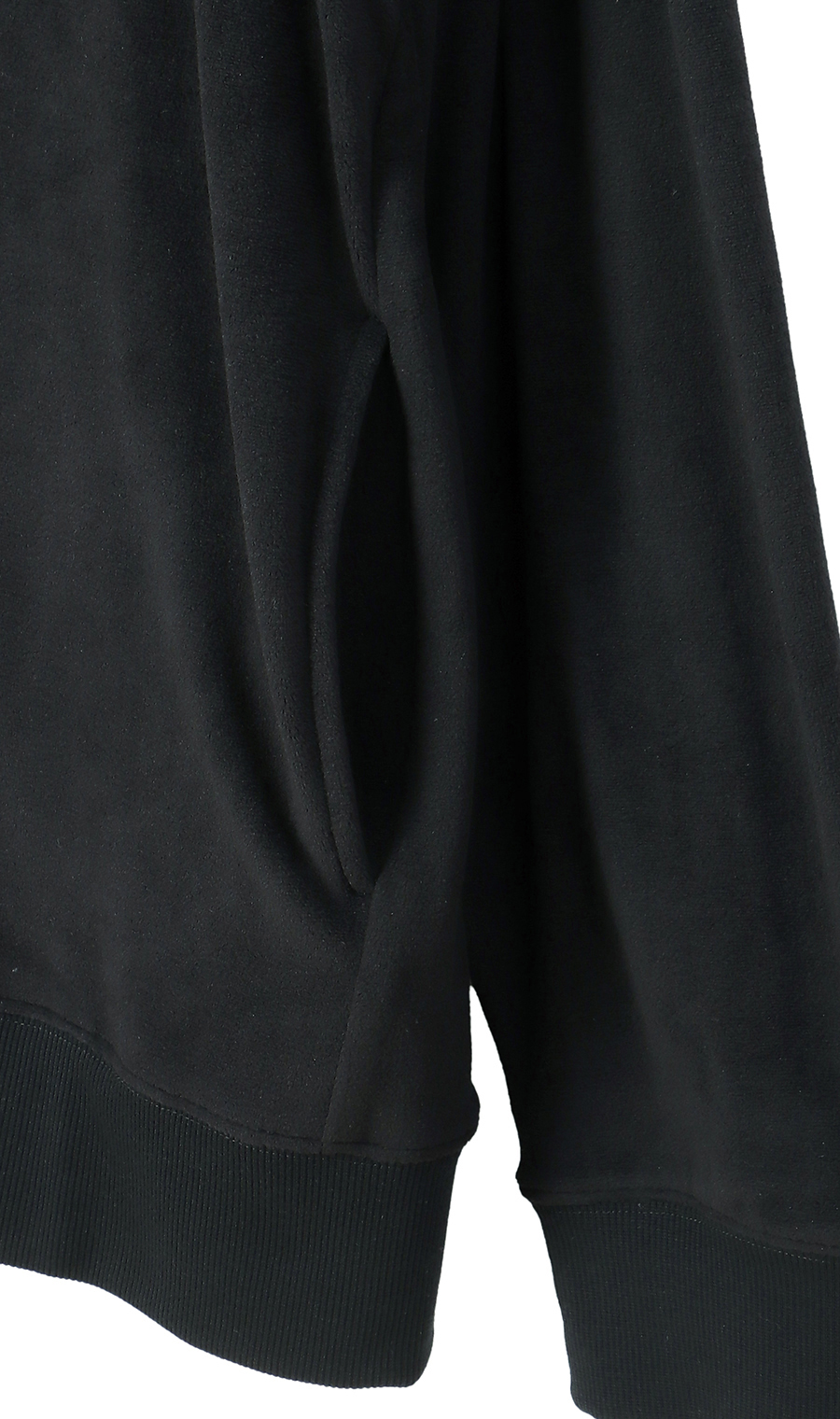 リカバリークルーネックロングスリーブ【＃すご】 ブラック S