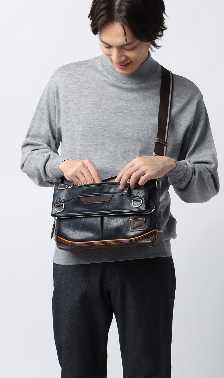 クラッチバッグ【2WAY】 ネイビー 0