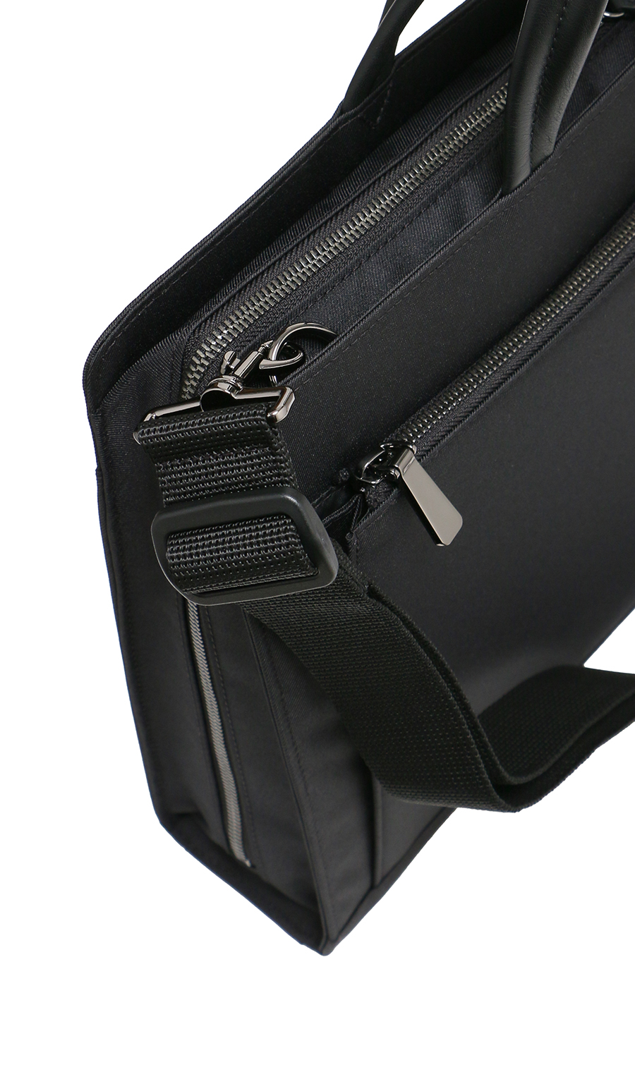 スマートブリーフケース【クラッチバッグ付】【Plastics Smart】 ブラック 0