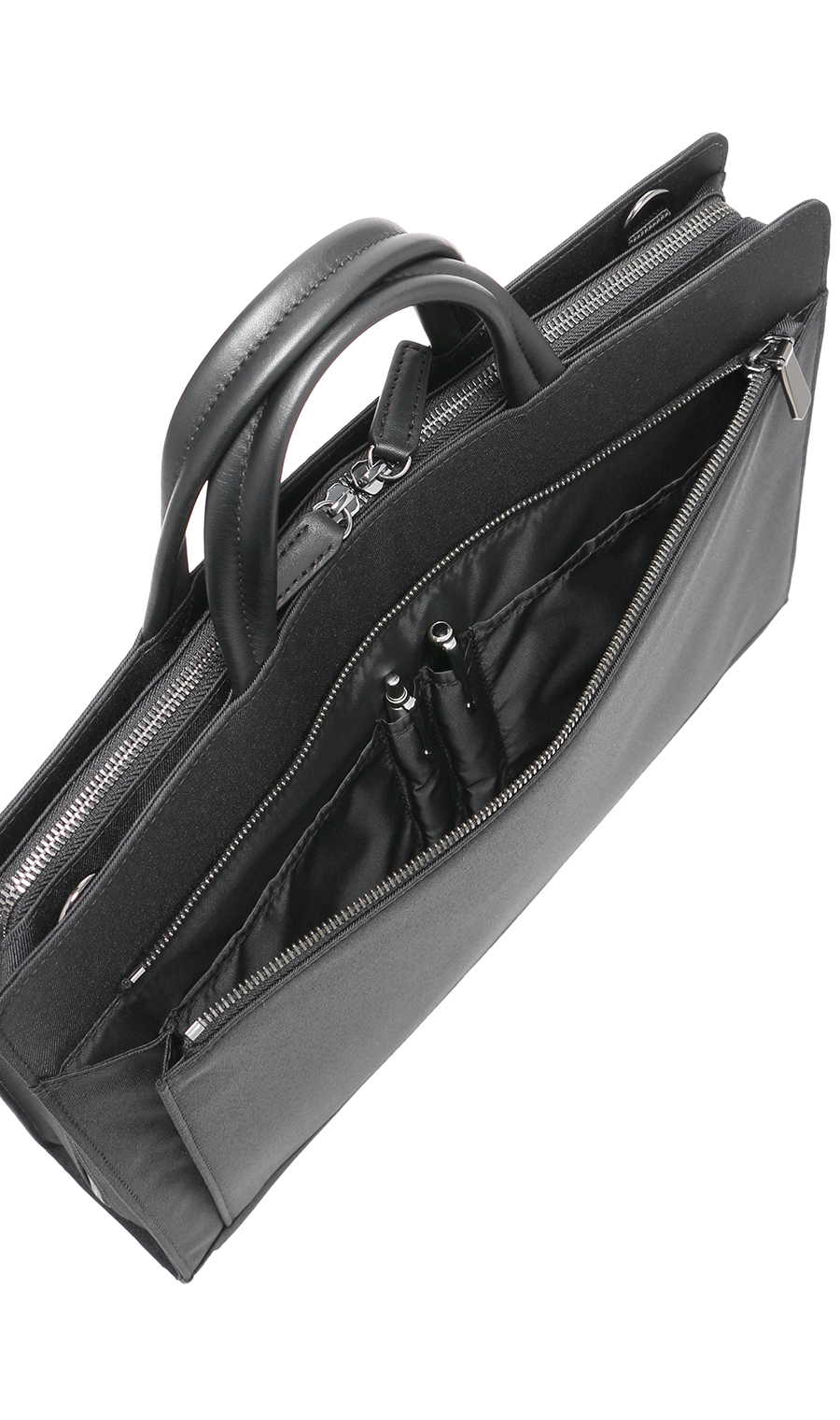 スマートブリーフケース【クラッチバッグ付】【Plastics Smart】 ブラック 0