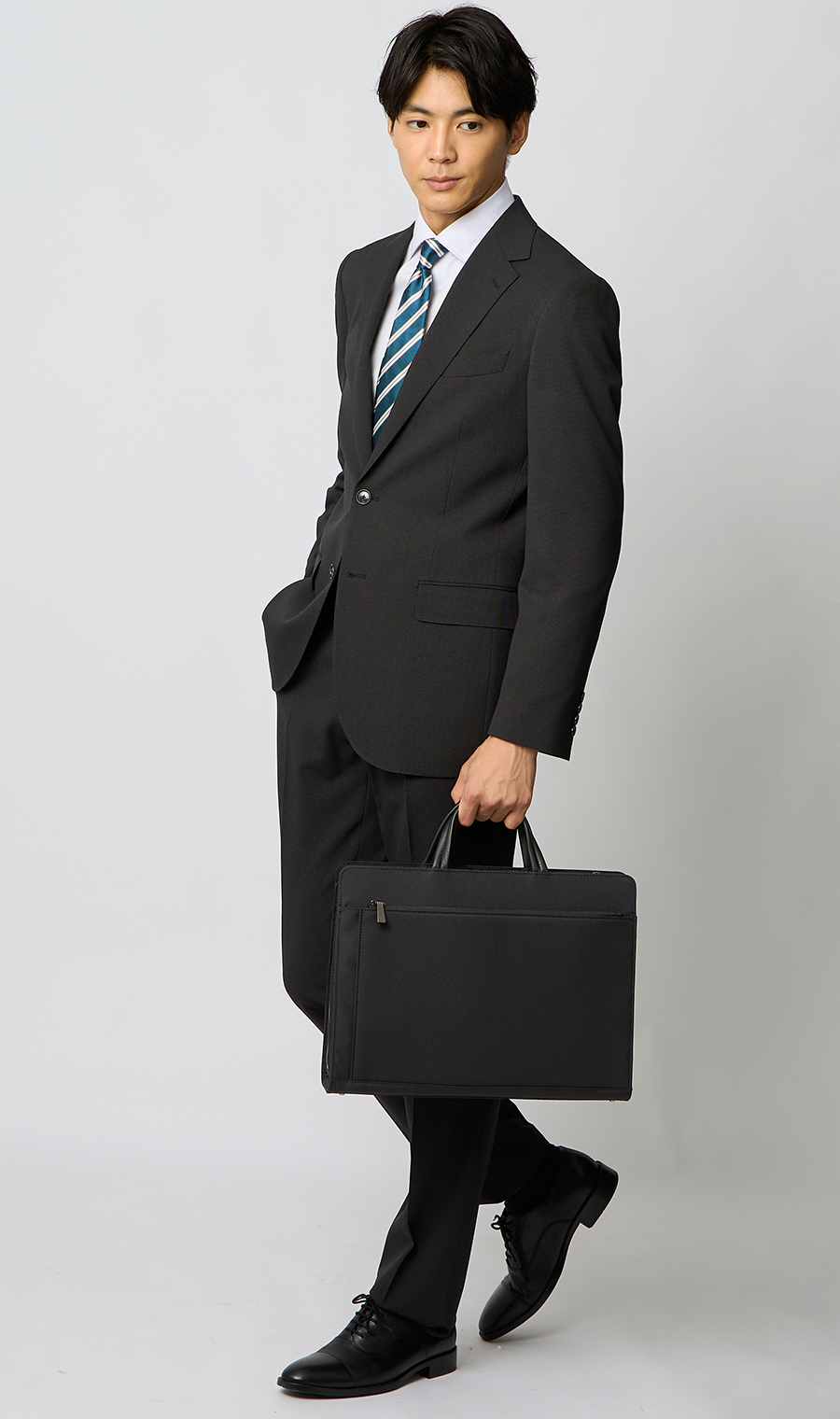 スマートブリーフケース【クラッチバッグ付】【Plastics Smart】 ブラック 0