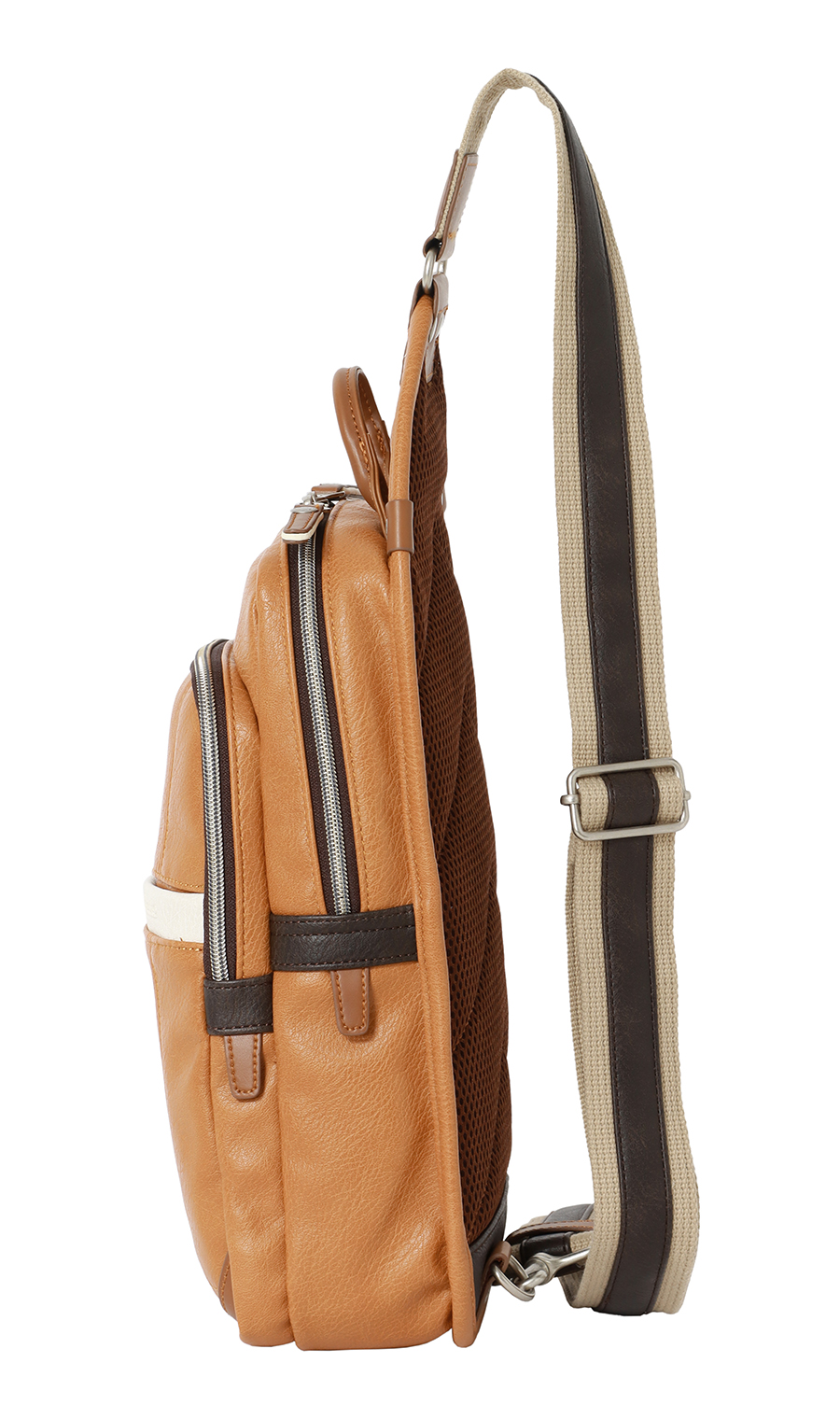 ワンショルダーバッグ ブラウン 0